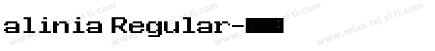 alinia Regular字体转换